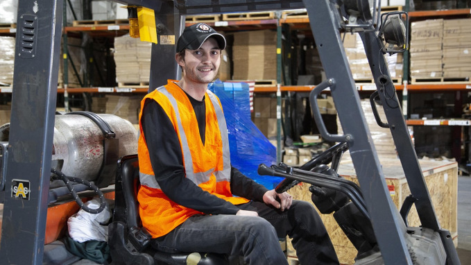 forklift warehouse